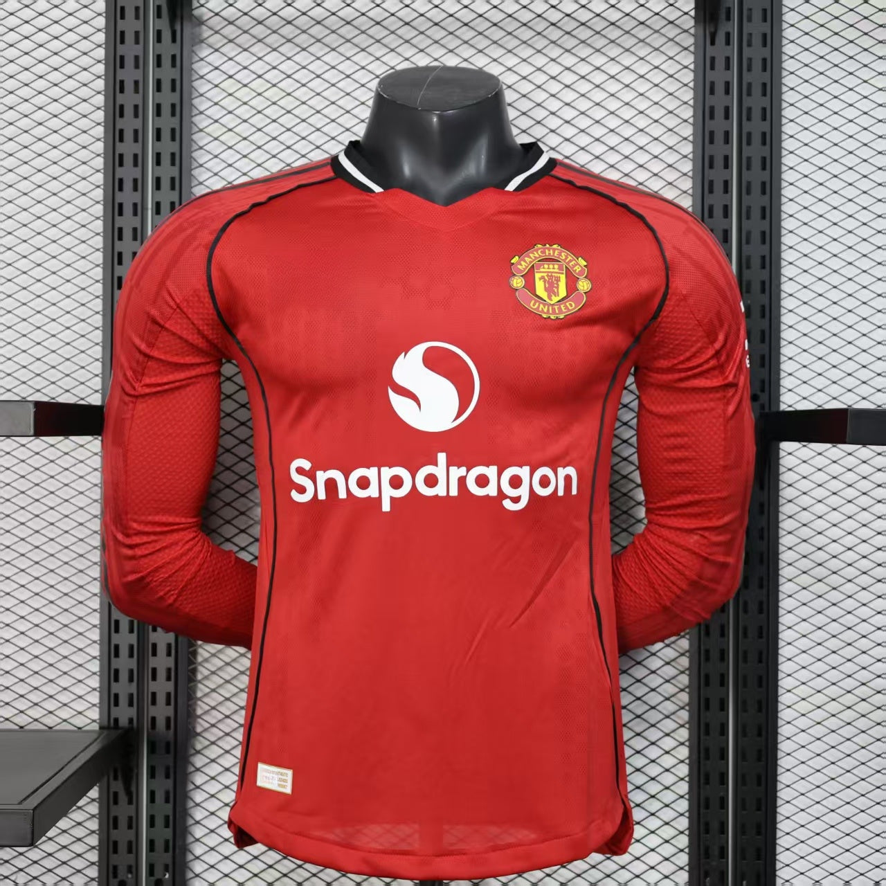 Trikot Manchester United Langarm 2025-2026 Spielerversion