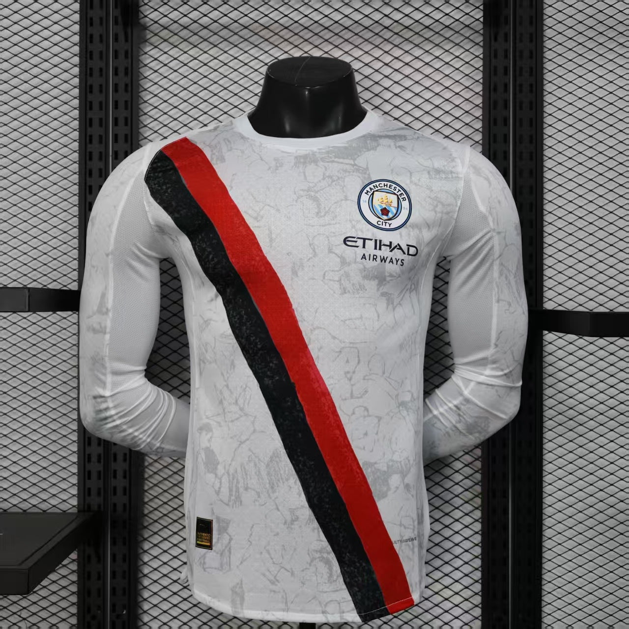 Trikot Manchester City Langarm 2025-2026 Spielerversion