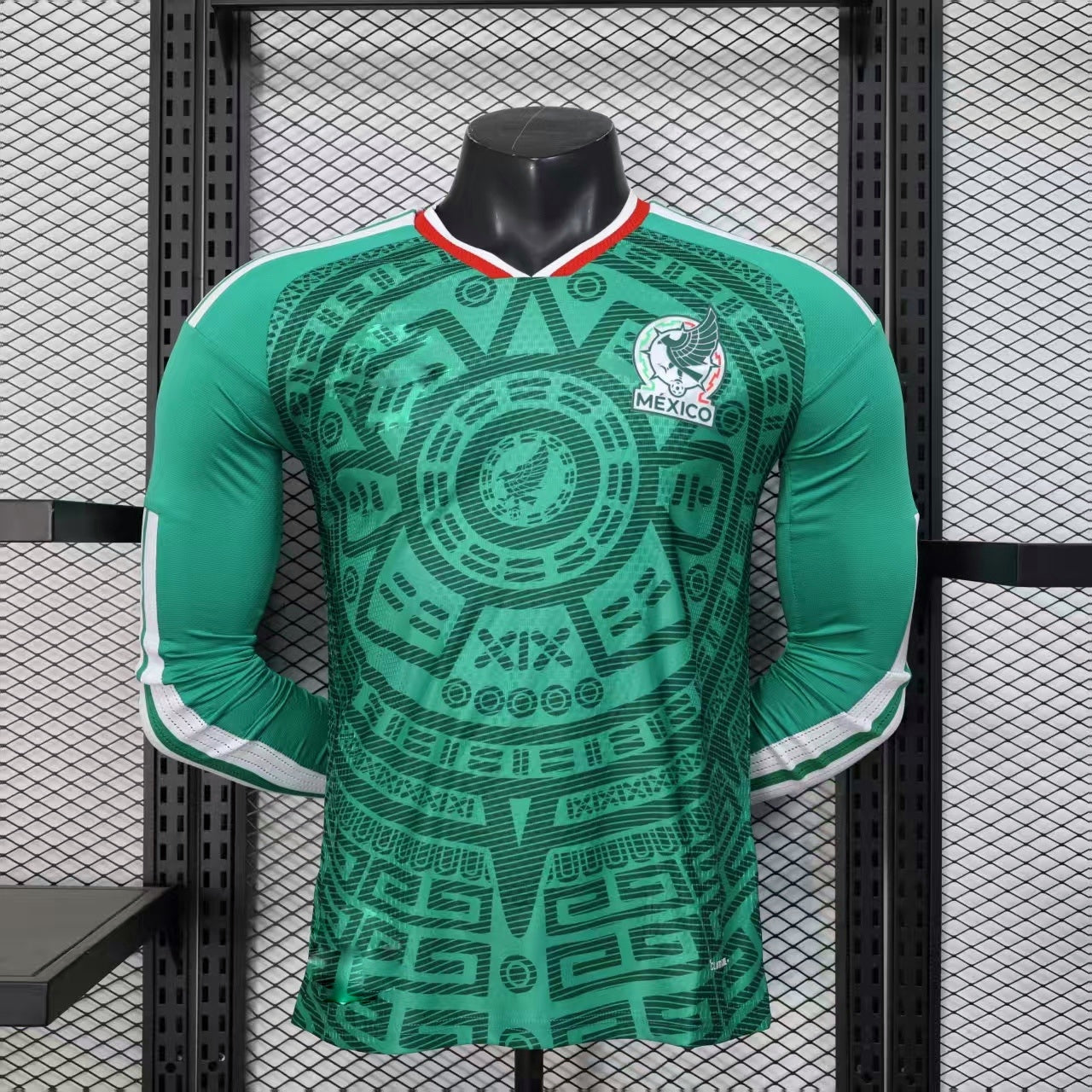 Trikot Mexiko 2026-2027 Langarm Spielerversion
