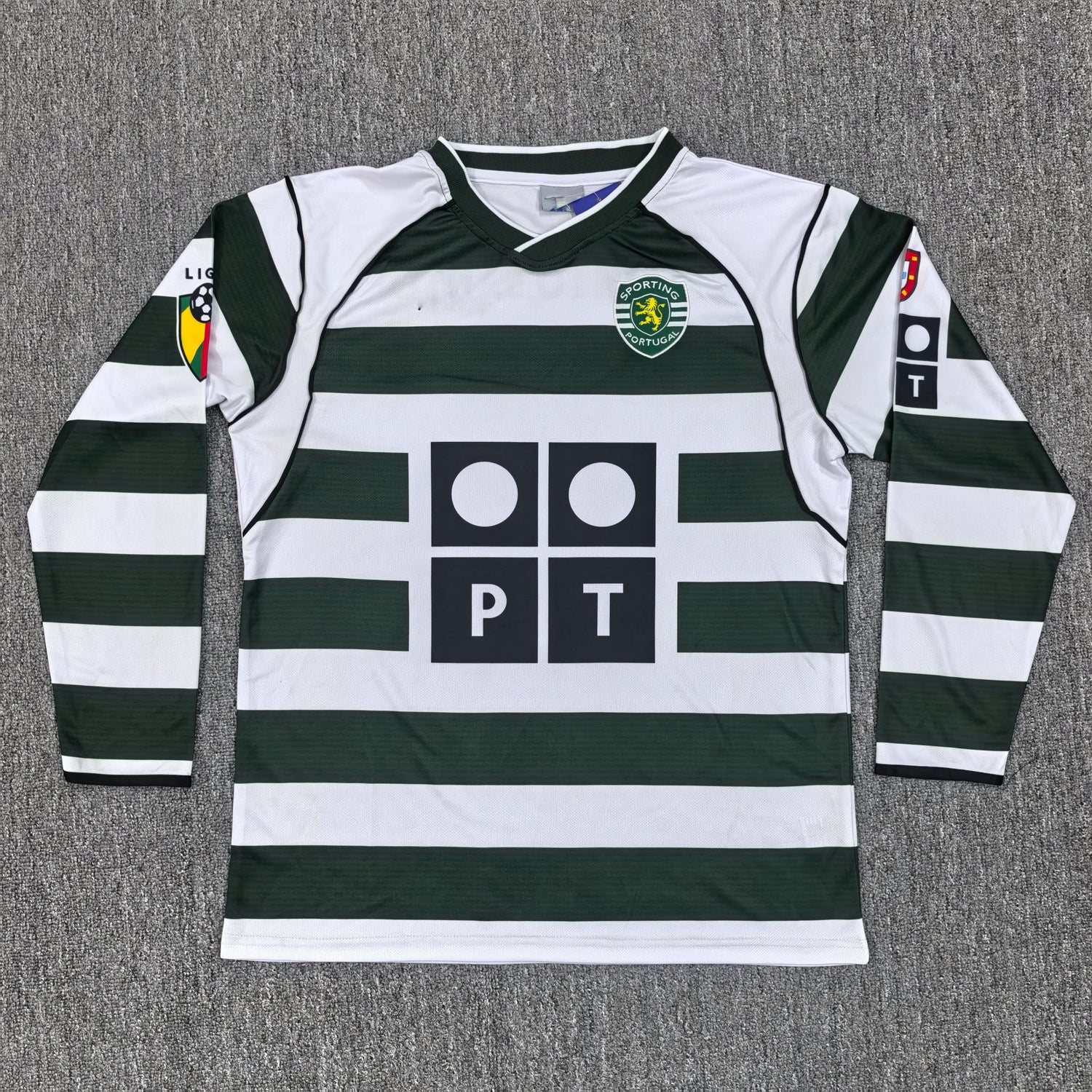 Trikot Sporting Retro Langarm 2002-2003