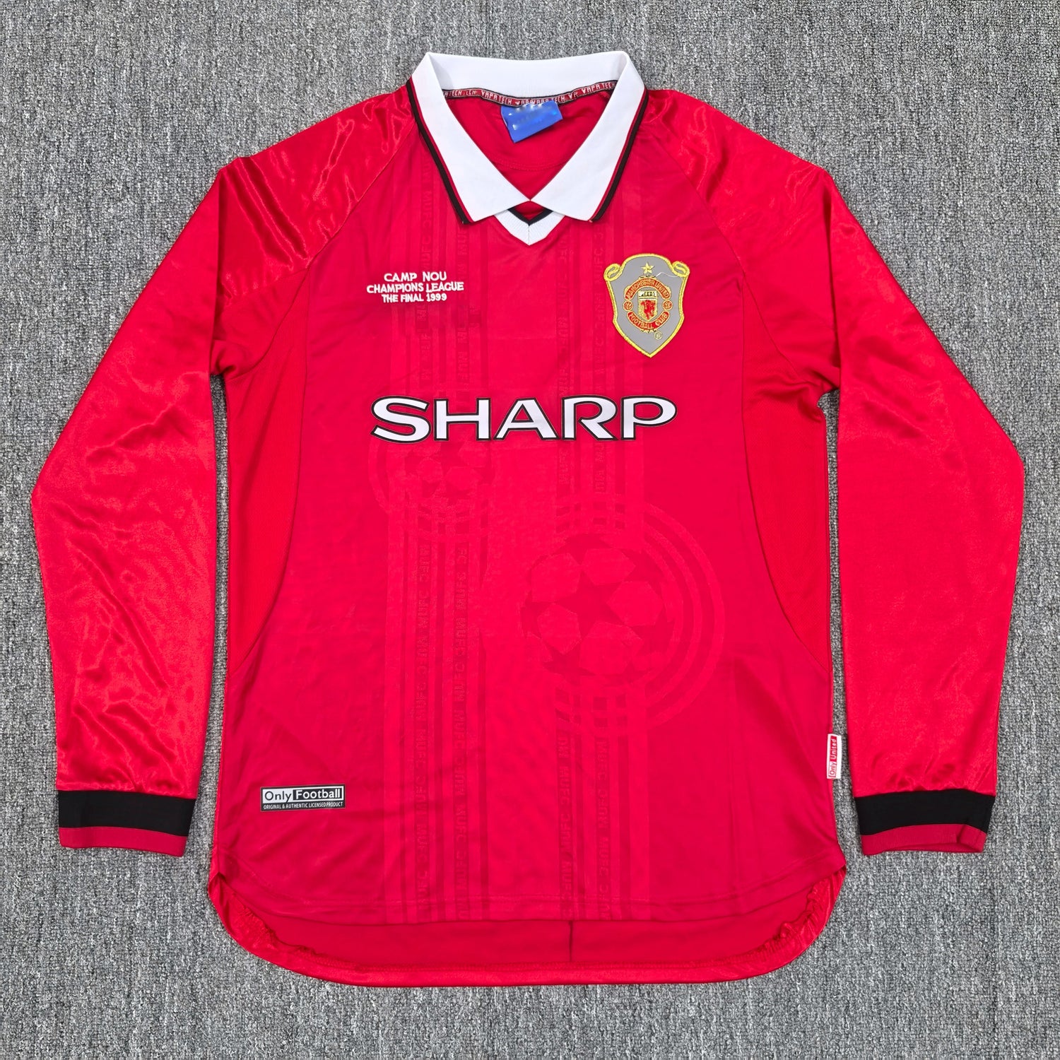 Trikot Manchester United Retro Langarm 2099-2000
