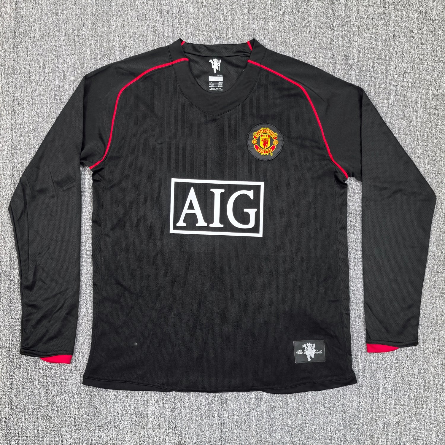 Trikot Manchester United Retro Langarm 2007-2008